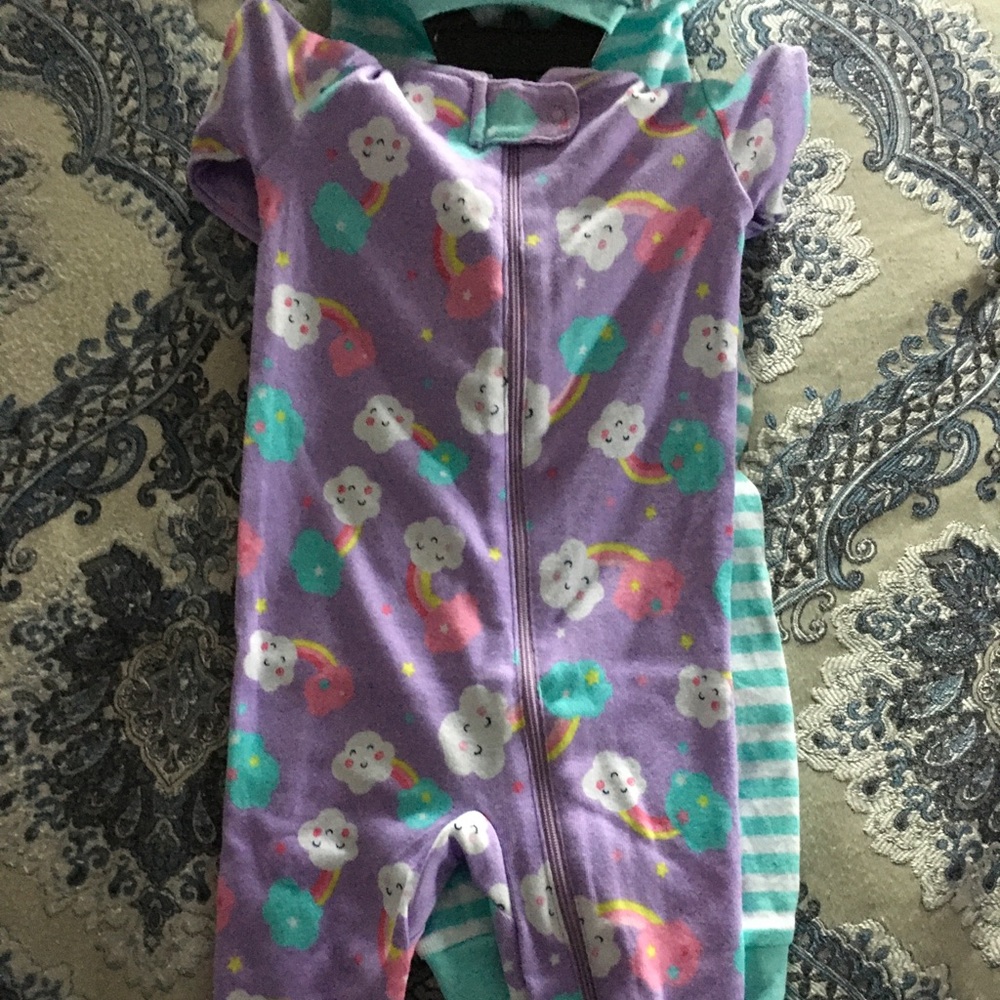 Long sleeve & legs onesie non-flame resistant